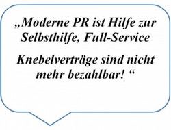 Full Service PR ist nicht mehrPressekonferenz bezahlbar 